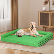 Tedi’s Waterproof Orthopedic Dog Bed Calming Pet Beds Washable Removable Cover Portable Handle