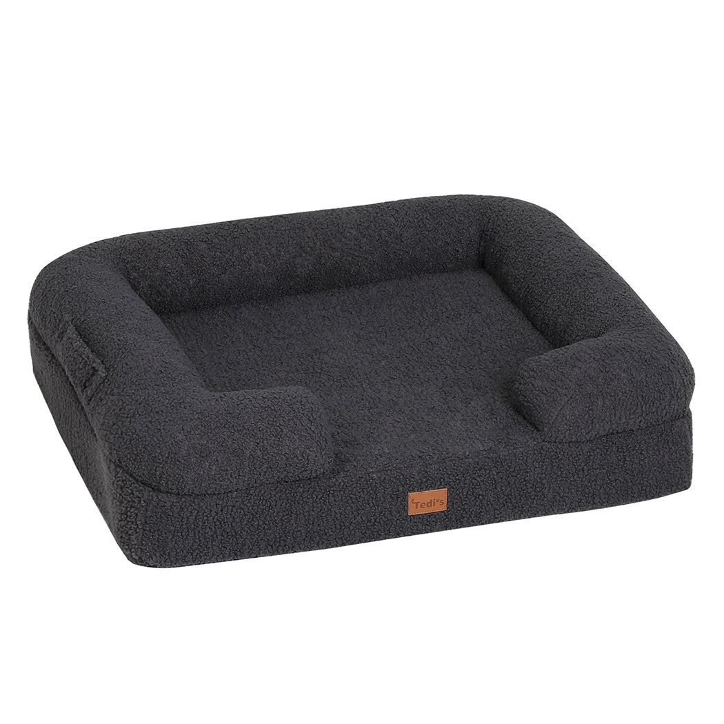 Tedi’s Orthopedic Dog Bed Pet Calming Mat Memory Foam Removable Washable Portable