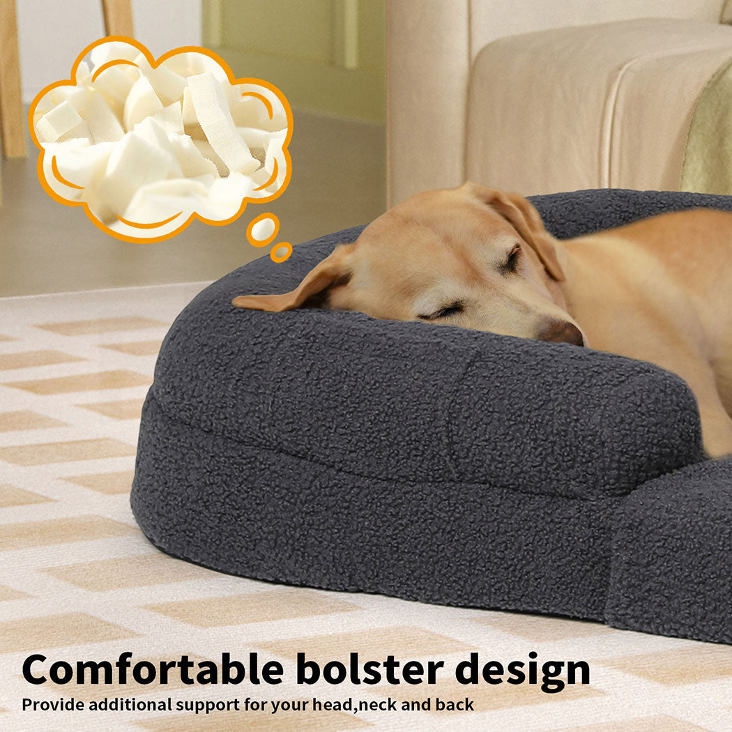 Tedi’s 2 in 1 Foldable Human Size Dog Bed Sofa Waterproof Inner Washable Portable