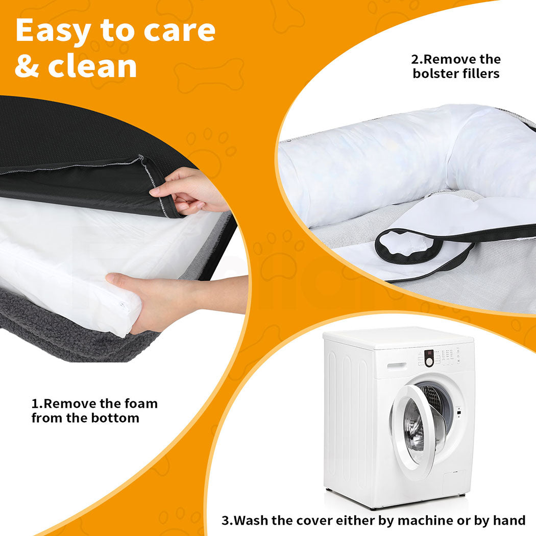 Tedi’s 2 in 1 Foldable Human Size Dog Bed Sofa Waterproof Inner Washable Portable