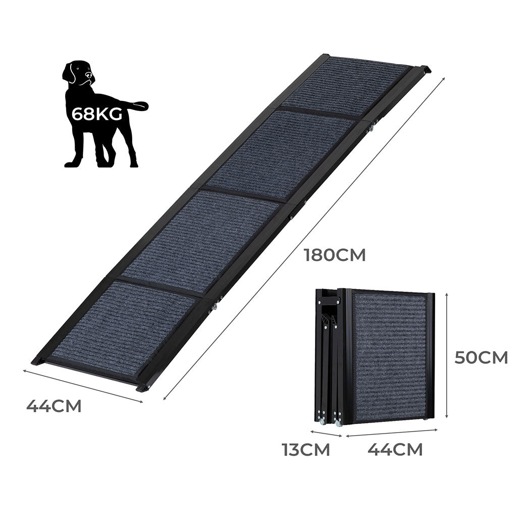 Tedi's Dog Ramp for Car Bed Pet Stairs Steps Foldable Portable Non-slip Ladder