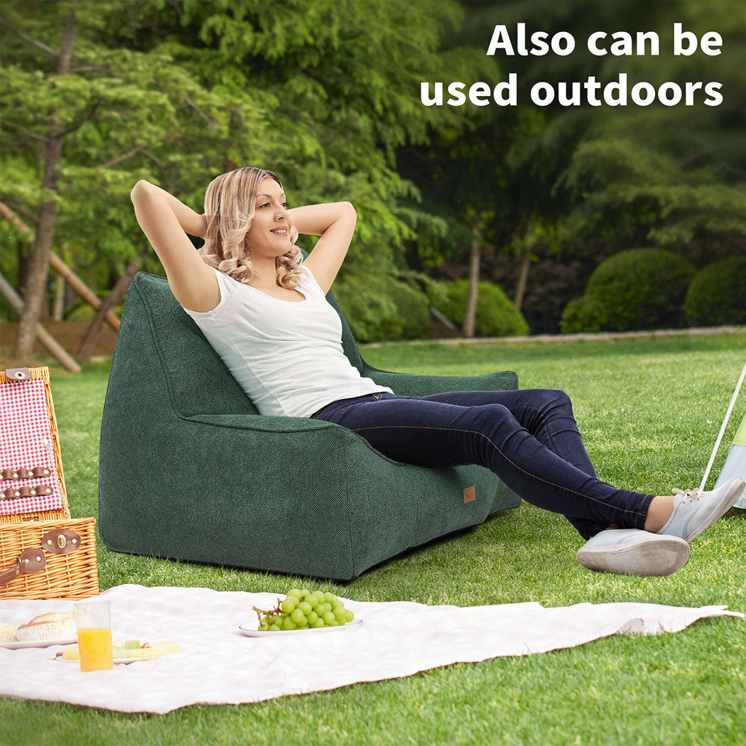 Tedi’s Pet Sofa Inflatable Dog Bed Cat Couch Washable Portable Removable Outdoor Green