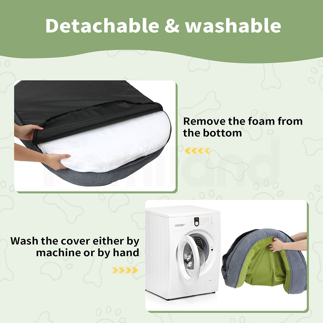 Tedi’s Orthopedic Dog Bed Pet Calming Mat Memory Foam Removable Washable Waterproof Inner