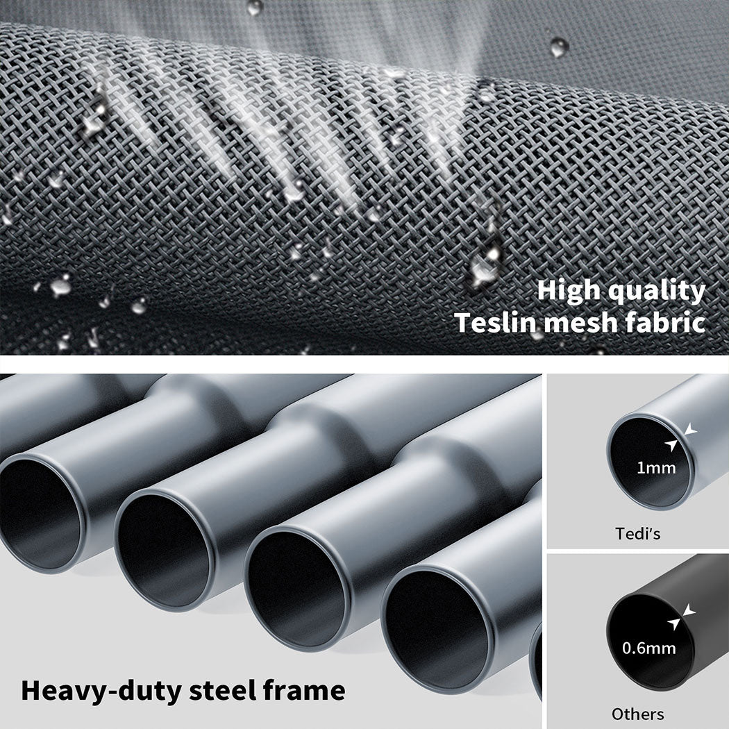 Tedi's Elevated Raised Dog Bed Pet Trampoline Hammock Mesh Sofa