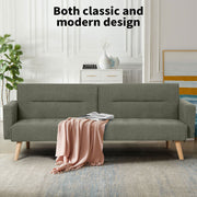 Familand 3 Seater Convertible Sofa Bed Loveseat Recliner Lounge