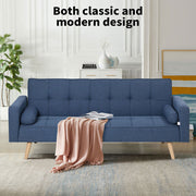 Familand 3 Seater Convertible Sofa Bed Loveseat Recliner Lounge