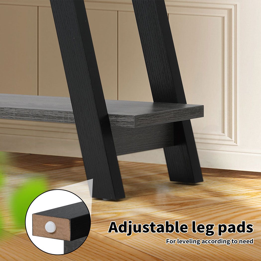 Familand 3-teirs Storage Shelves Wooden Console Hallway Table - Entryway Tables Behind Sofa Couch