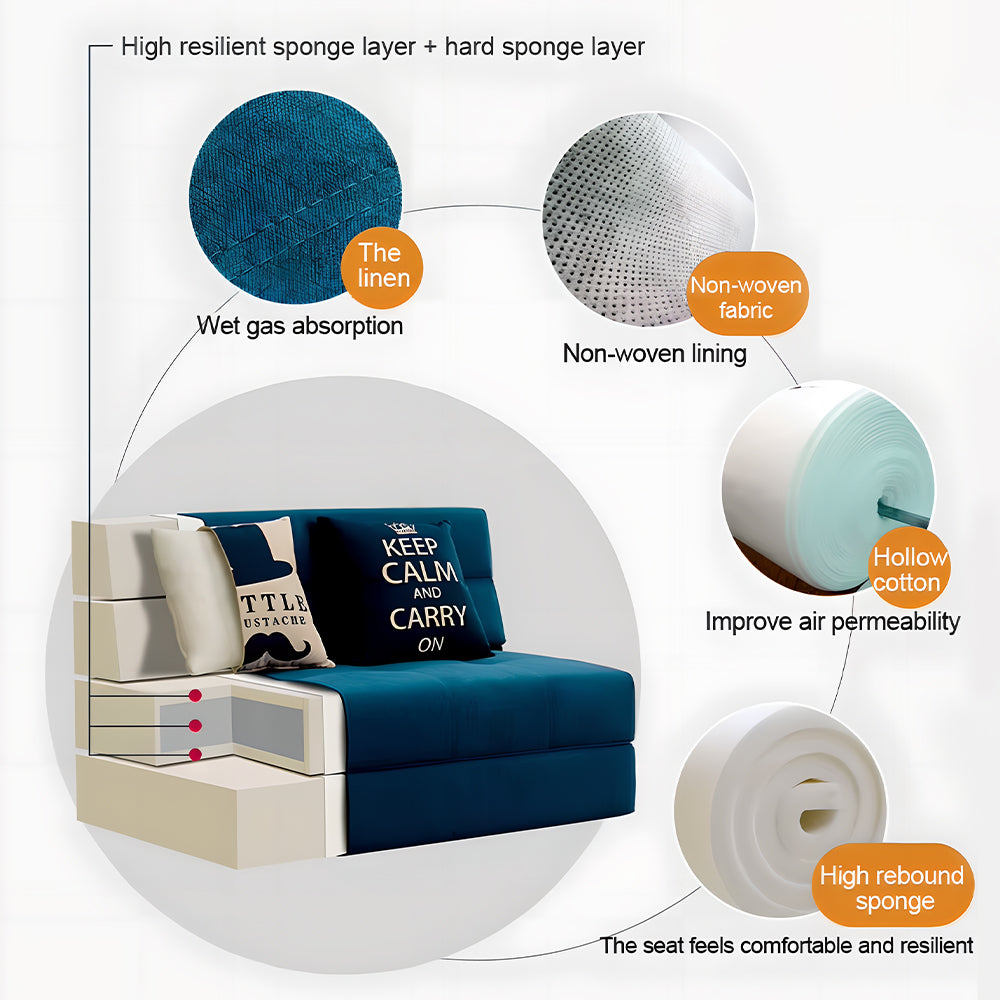 Modern Minimalist Foldable Sofa Bed
