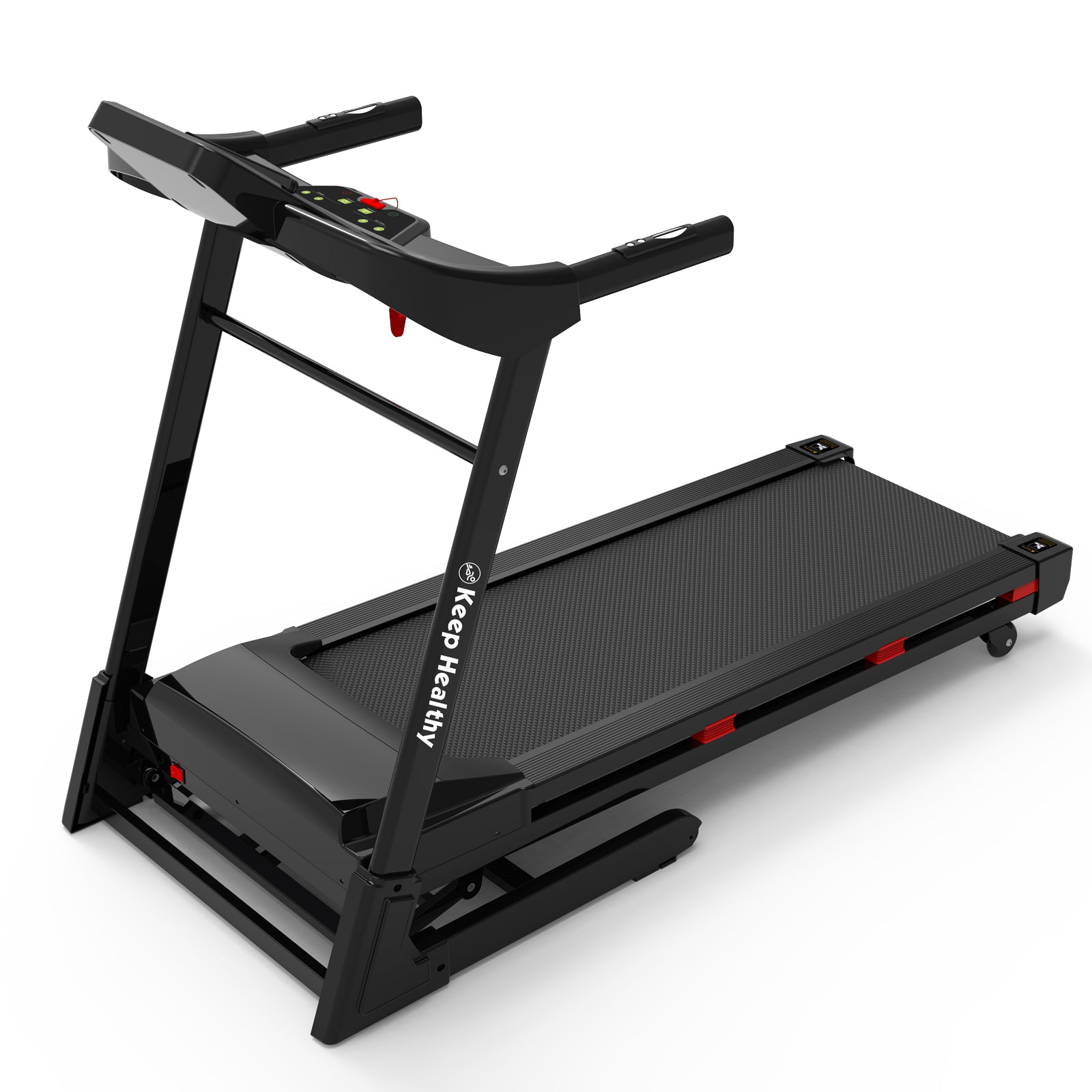 Treadmill with 15% Auto Incline - 400 LBS Capacity, 3.5HP Electric Folding Treadmill Up to 16MPH Speed, Bluetooth Speaker,APP