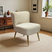 Fashion Leisure Cashmere Fabric Dressing Chair