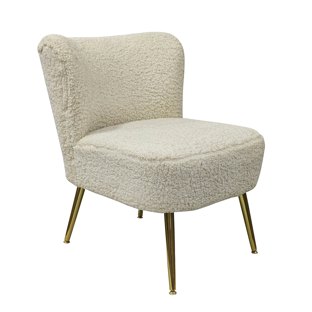 Fashion Leisure Cashmere Fabric Dressing Chair