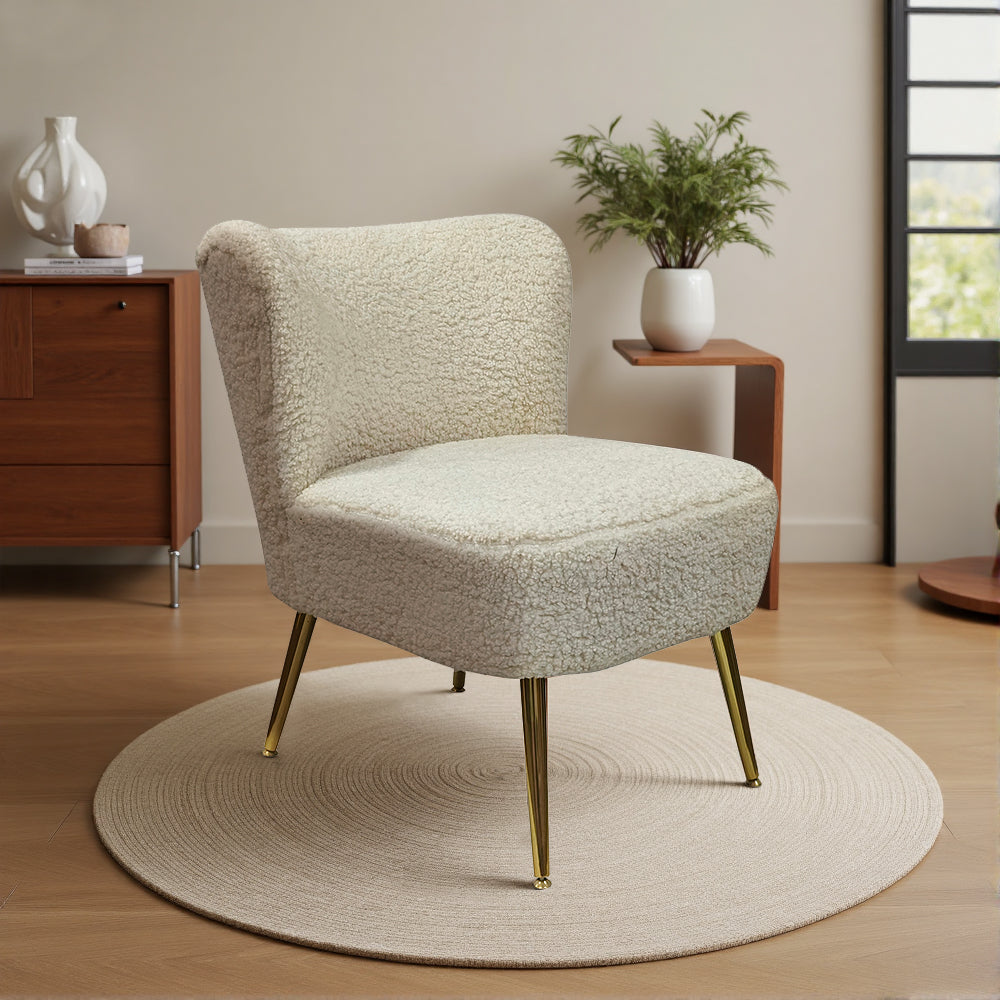 Fashion Leisure Cashmere Fabric Dressing Chair