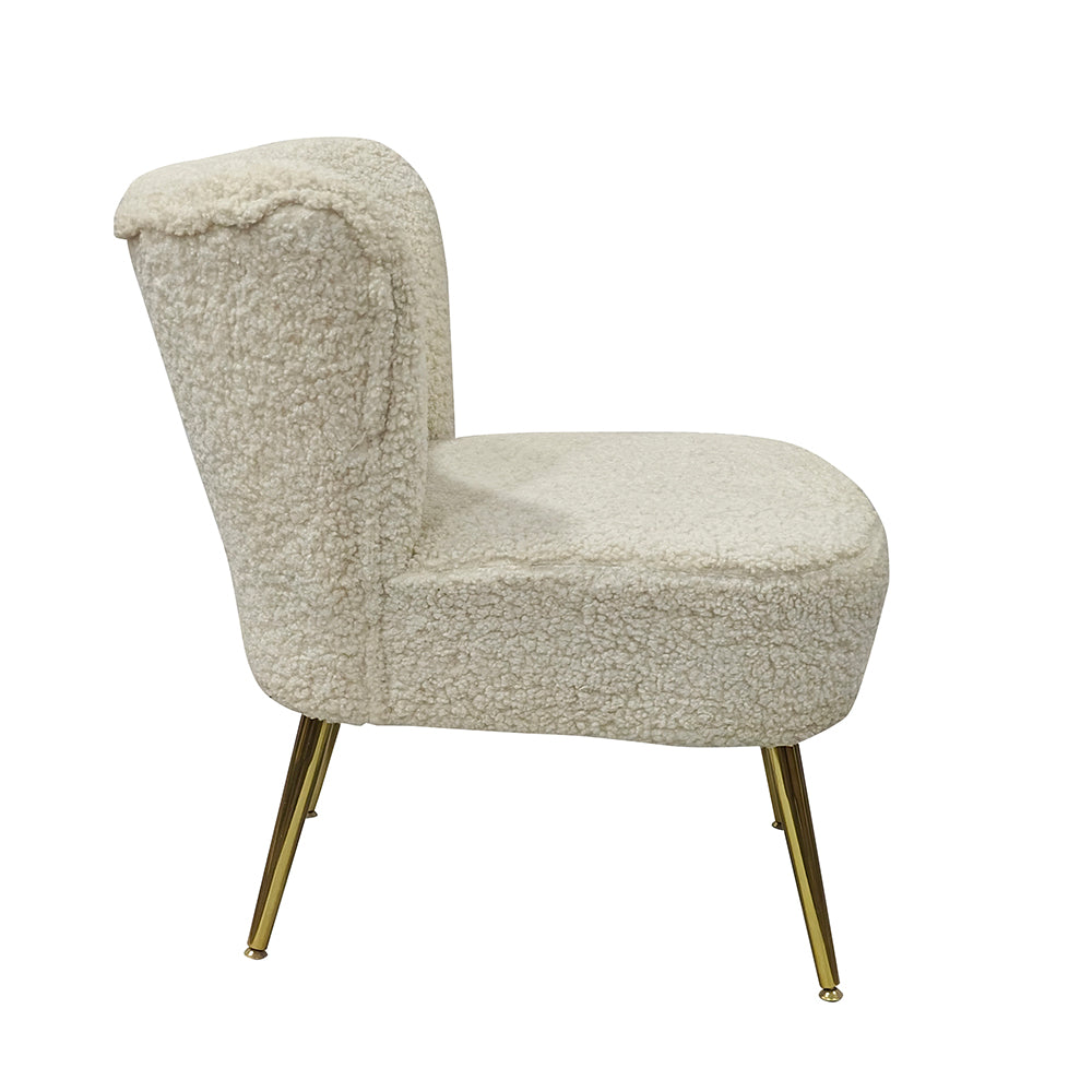 Fashion Leisure Cashmere Fabric Dressing Chair