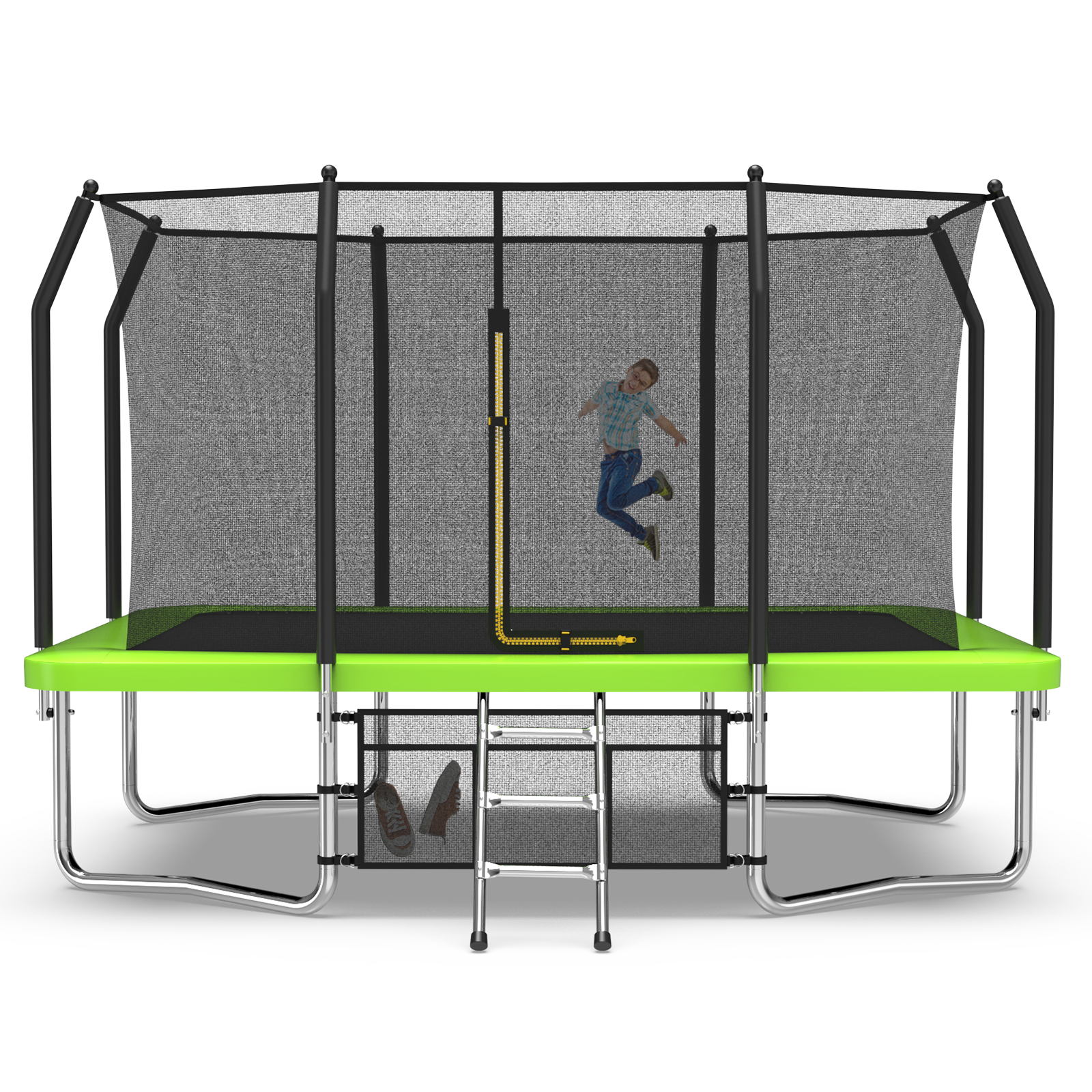 9FT x 12FT Rectangle Trampoline - Perfect Outdoor Trampoline for Kids - Recreational Trampoline