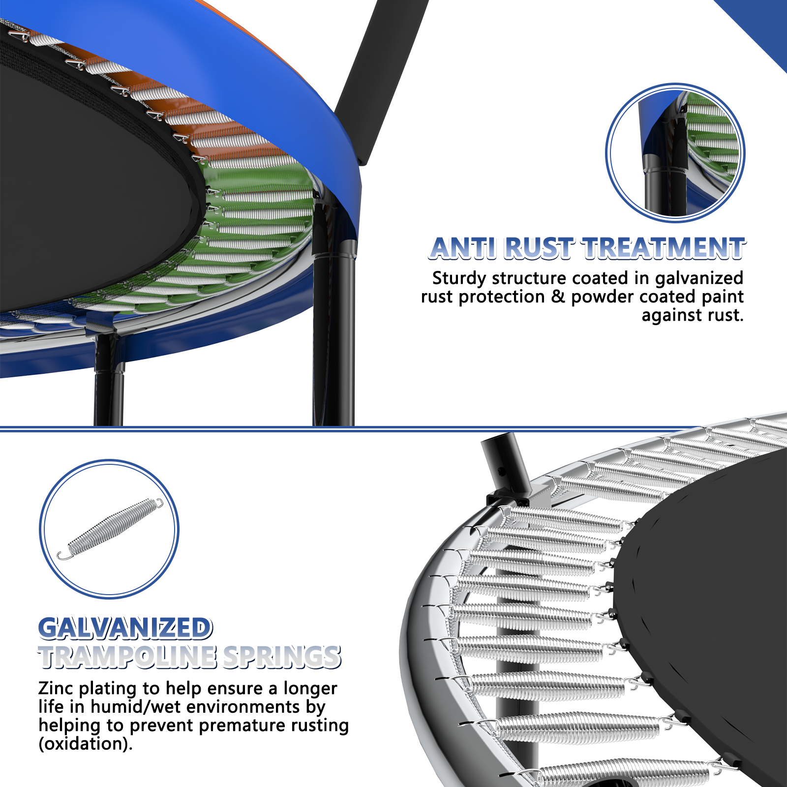 10FT Curved Trampoline For Kids With PE Sunshade Cover and Basketball Hoop