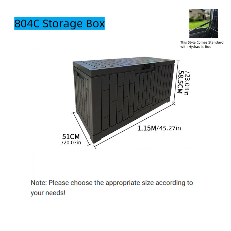 Large-capacity outdoor storage box, tool and equipment storage box