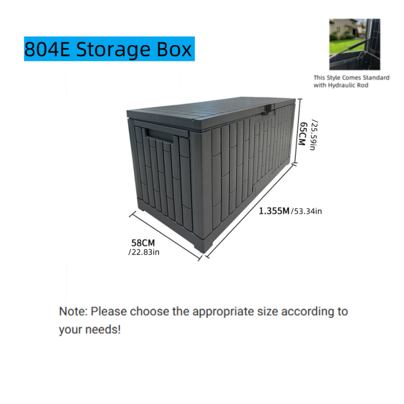 Large-capacity outdoor storage box, tool and equipment storage box