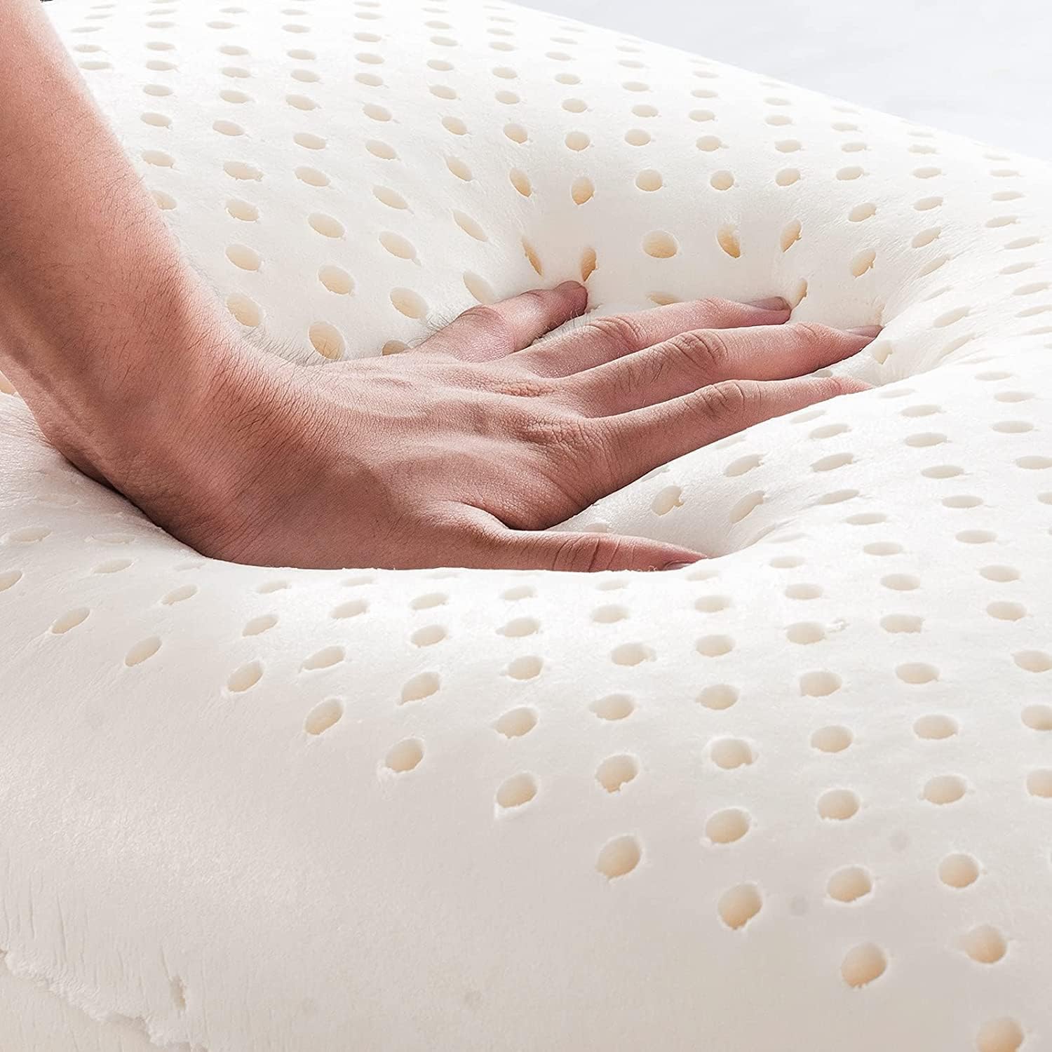 TALATEX Premium Natural Dunlop Latex Pillow - Eases Neck&Shoulder Pain