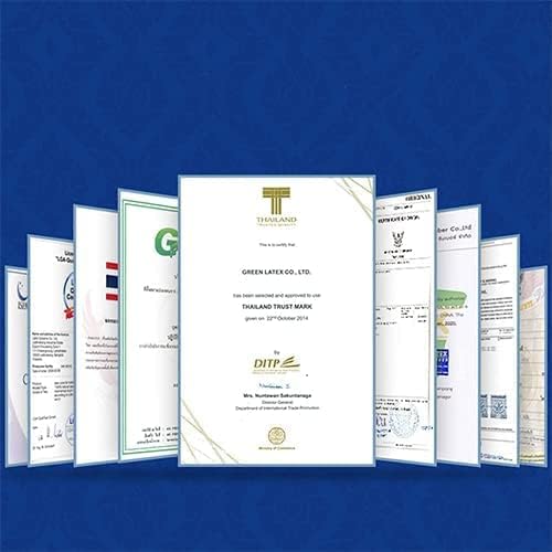 TALATEX Premium Natural Dunlop Latex Pillow - Eases Neck&Shoulder Pain