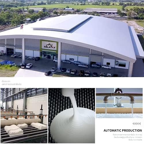 TALATEX Premium Natural Dunlop Latex Pillow - Eases Neck&Shoulder Pain