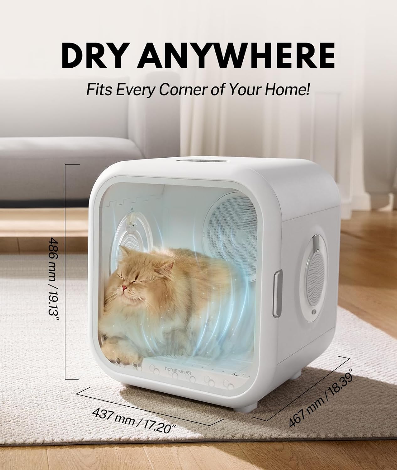 Homerunpet 62L Drybo Pro Pet Dryer Box (PD60)