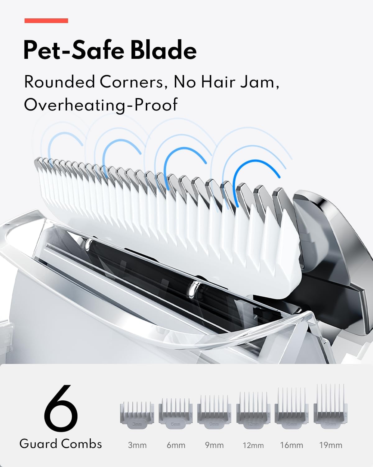 Homerunpet Pet Grooming Kit & Dog Hair Vacuum (HC15)