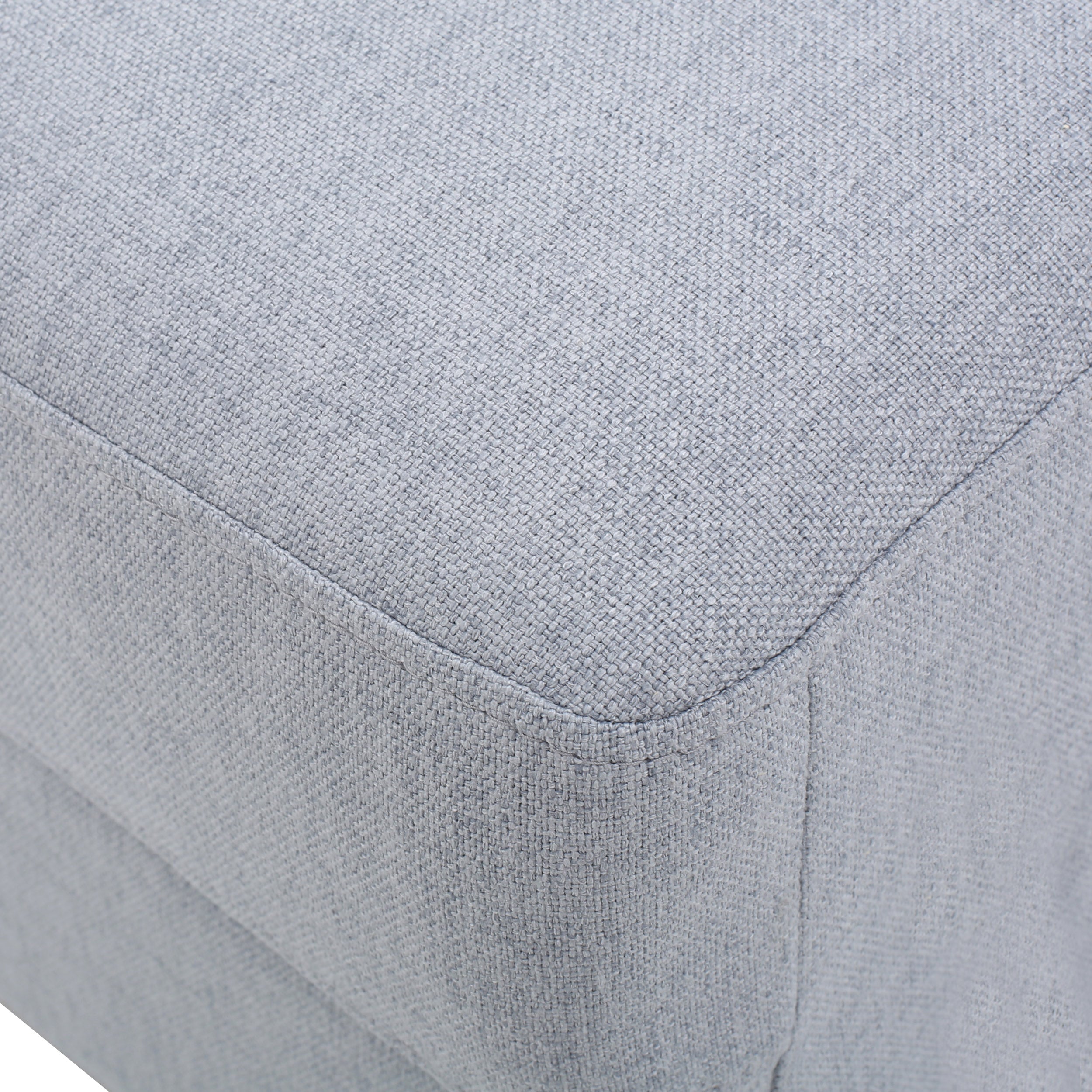 Set of 2 Modern Light Grey/Dark Grey Upholstered Fabric Single Sofas