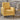 Mid-Century Modern Yellow Tufted Back Microfiber Upholstered Armchair
