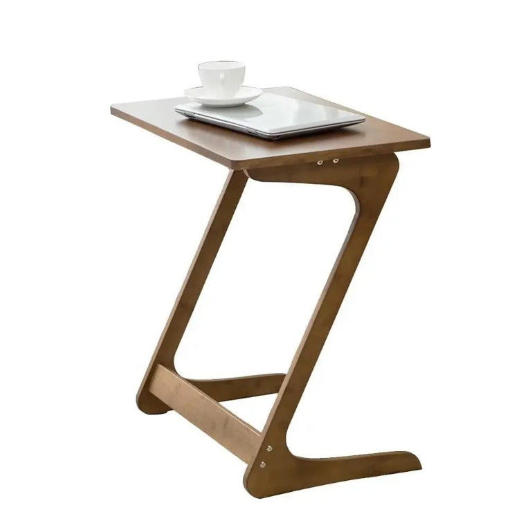 Small Z-Shaped Side Table Coffee Table Bedside Table Bamboo Table