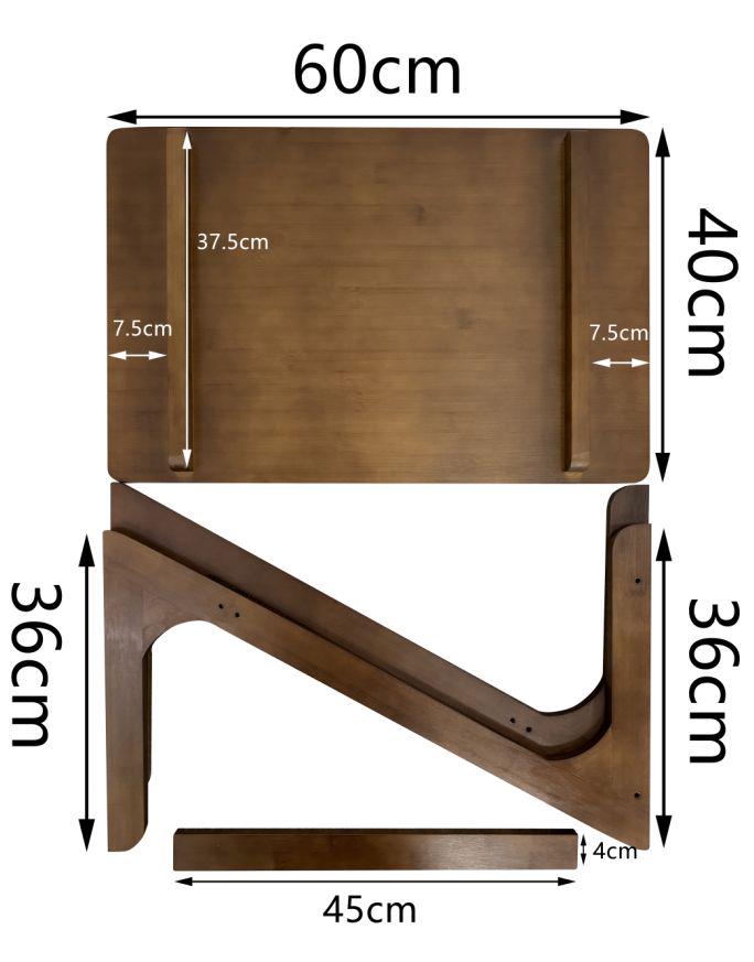 Small Z-Shaped Side Table Coffee Table Bedside Table Bamboo Table