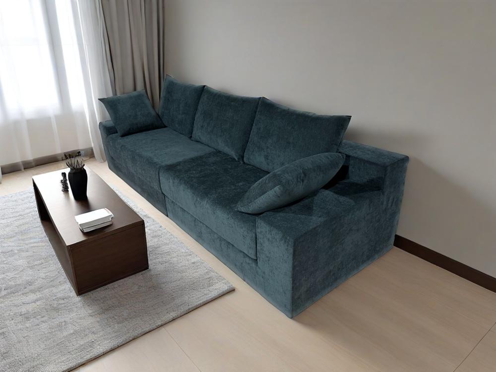 Maxzee Modern Minimalist Solid Wood Frame Sofa
