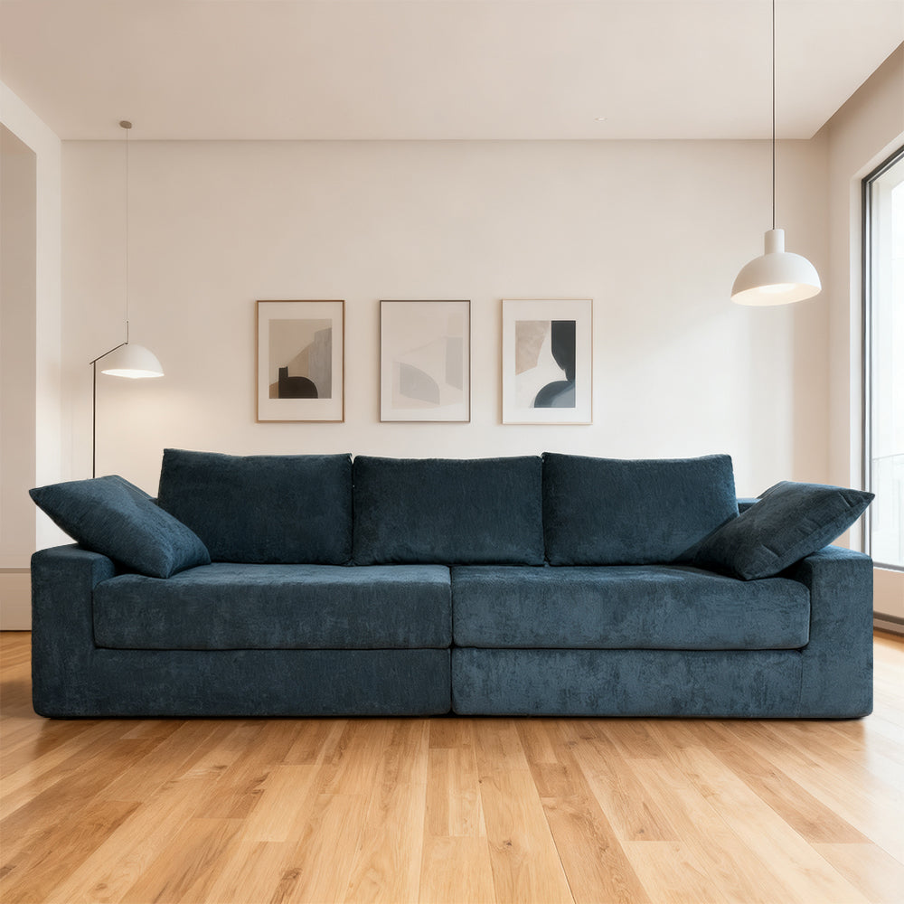 Maxzee Modern Minimalist Solid Wood Frame Sofa