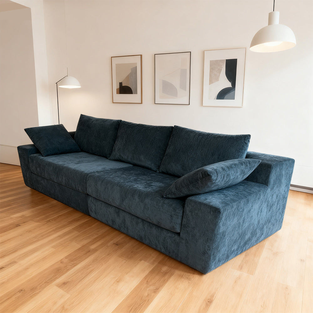 Maxzee Modern Minimalist Solid Wood Frame Sofa