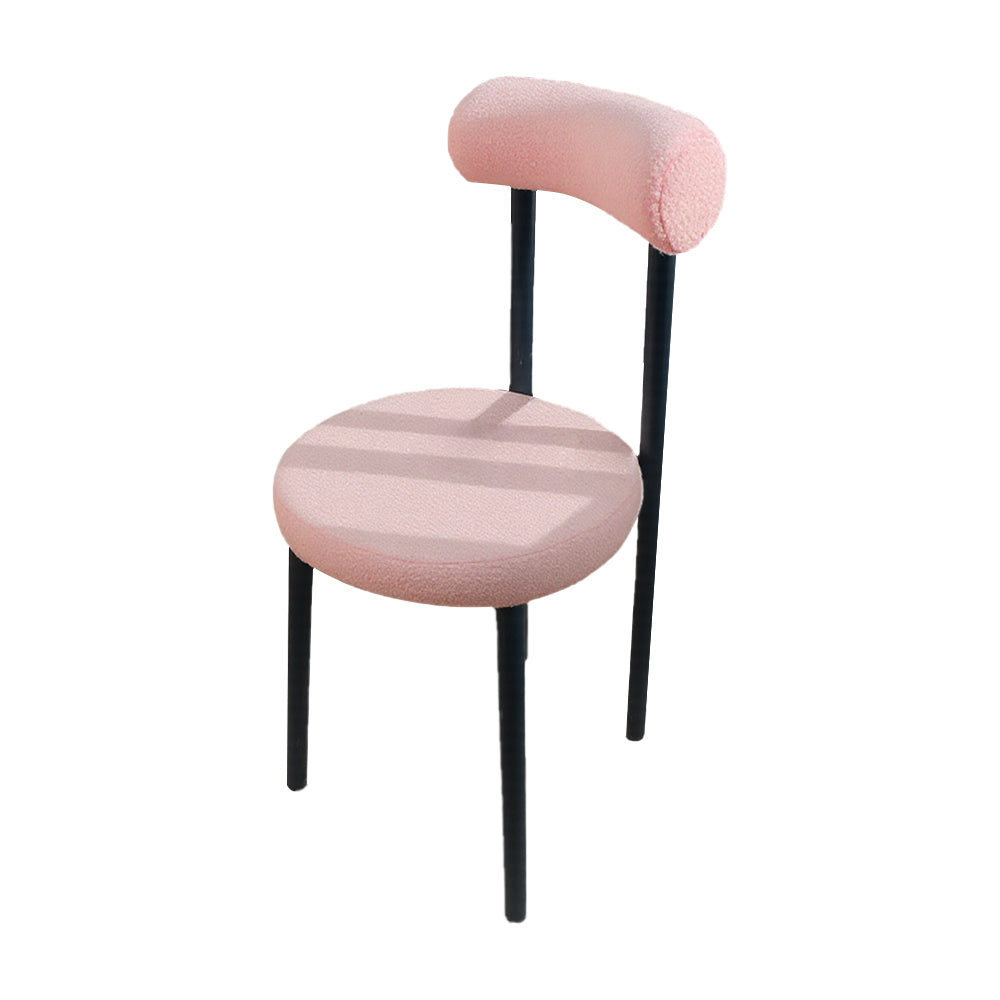 Eeeza Casual Lamb's Wool Dining Chair