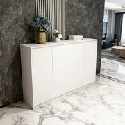 140cm JUKEY Multi-Functional Storage Cabinet Simple Sideboard; Large Capacity Shoe Cabinet - White