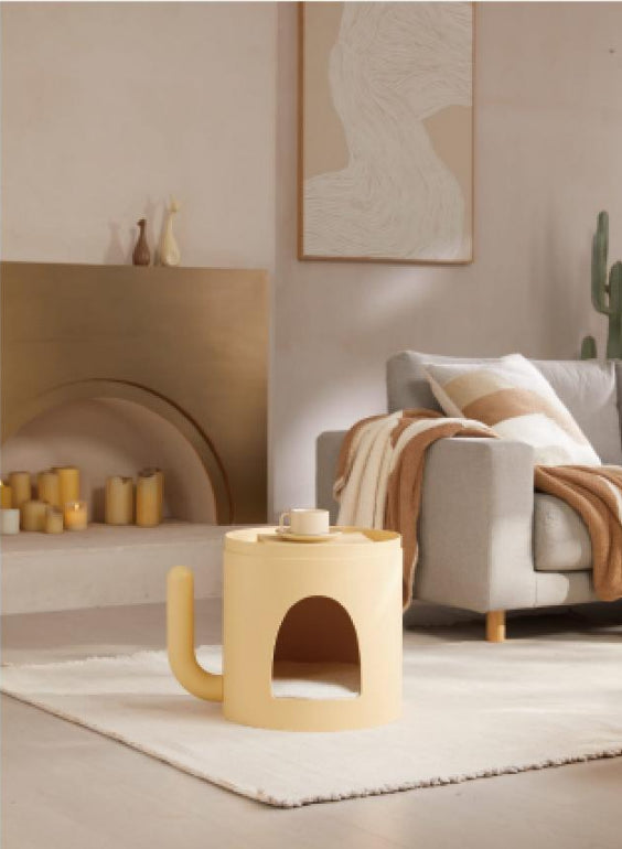 Cactus Shaped Multifunctional Coffee Table Side Table Bedside Table Pet Cabin Storage Cabinet