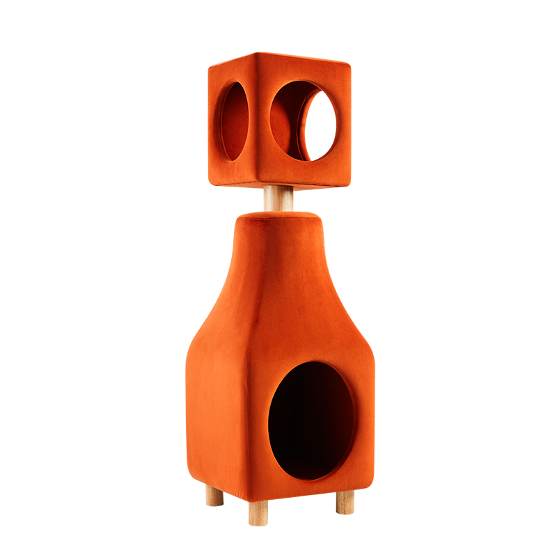 Water Bottle Shaped Cat Crawling Shelf Pet Cabin Cat Tree