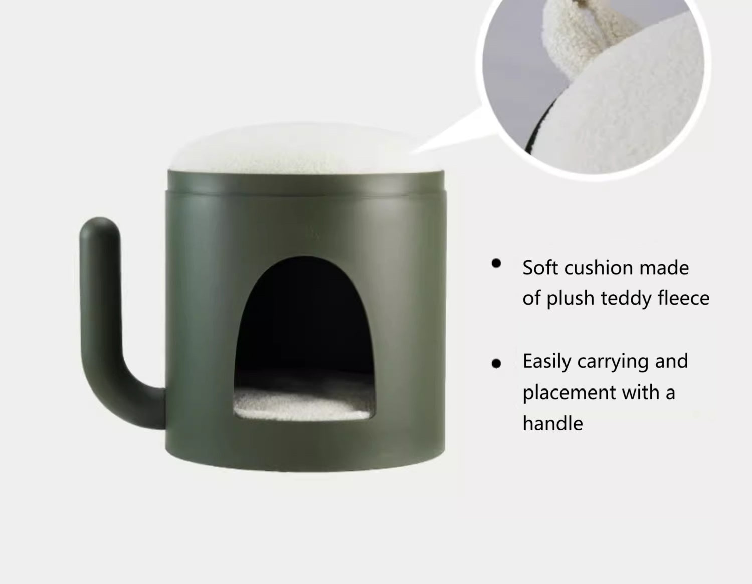 Cactus Shaped Multifunctional Coffee Table Side Table Bedside Table Pet Cabin Storage Cabinet