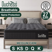 Duchess Mattress QUEEN DOUBLE KING SINGLE Bed Medium Firm Spring Memory Foam