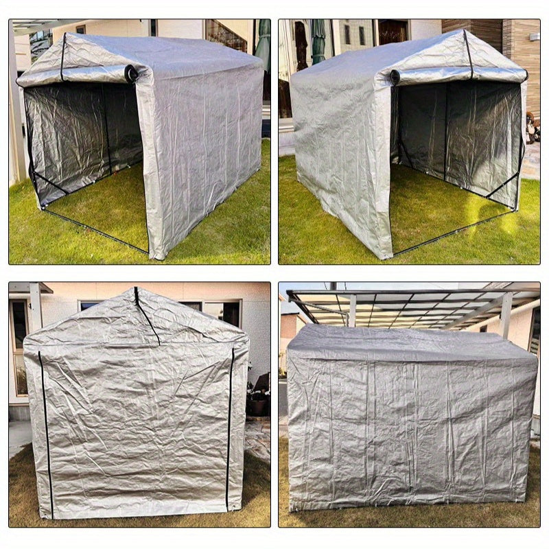 Waterproof Outdoor Bike Storage Tent with UV Protection – Fits About 3- 5 Bicycles.06CHLT-78