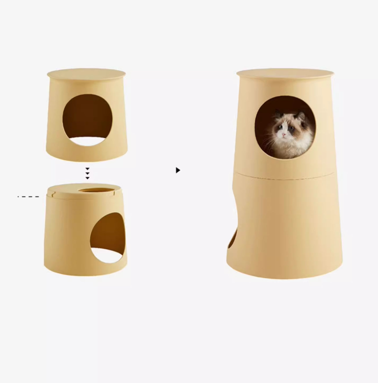 Multifunctional Bar Chair Pet Cabin Side Table Cat Tree Pet-Friendly furniture for Humans and Pets  Outdoor Use