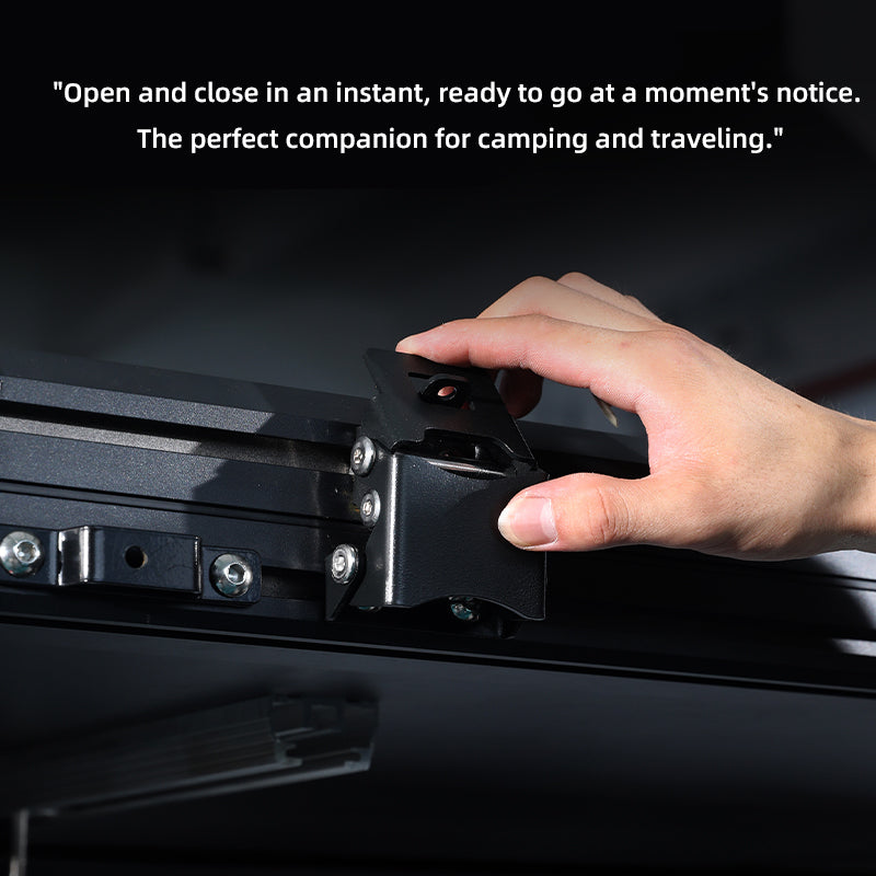 Ultra thin 8CM roof tent hardcore off-road SUV rain shelter camping sleeping lightweight car tent