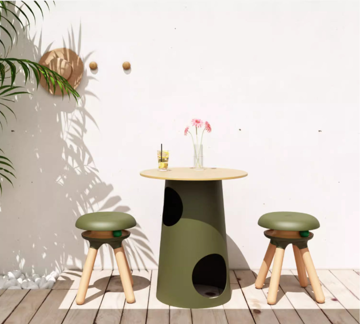 Multifunctional  Lava Cheese Table Side Table Coffee Table Pet Cabin Cat Tree Pet-Friendly Furniture Human-Pet Interactive Furniture