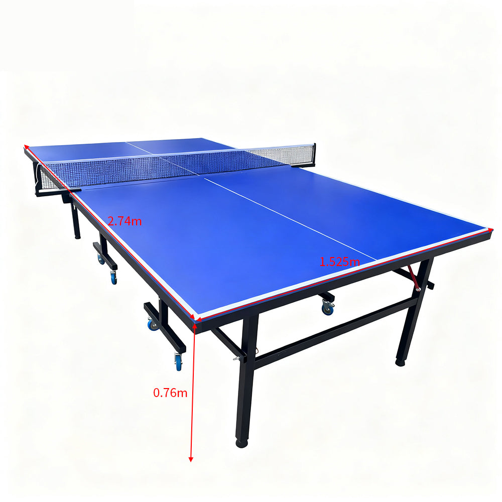 15MM Foldable SMC Outdoor Table Tennis Table With Full Accessories