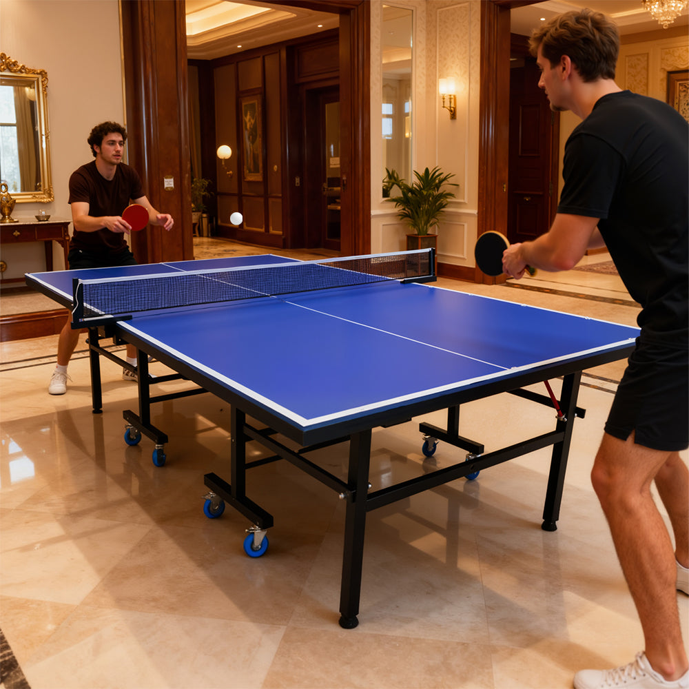 15MM Foldable SMC Outdoor Table Tennis Table With Full Accessories