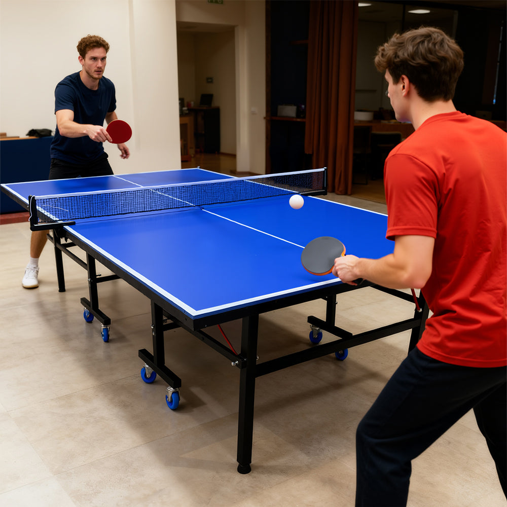 15MM Foldable SMC Outdoor Table Tennis Table With Full Accessories