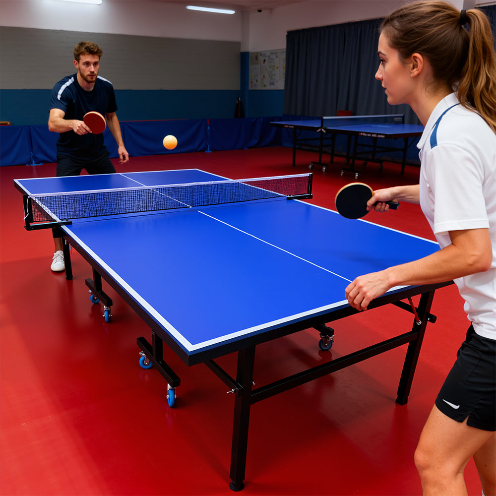 15MM Foldable SMC Outdoor Table Tennis Table With Full Accessories
