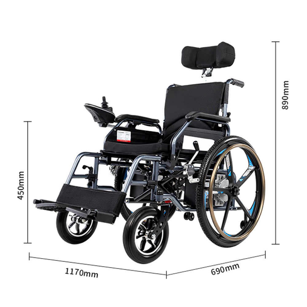 12Ah Lithium Battery High-end Ergonomically Designed Wheelchair