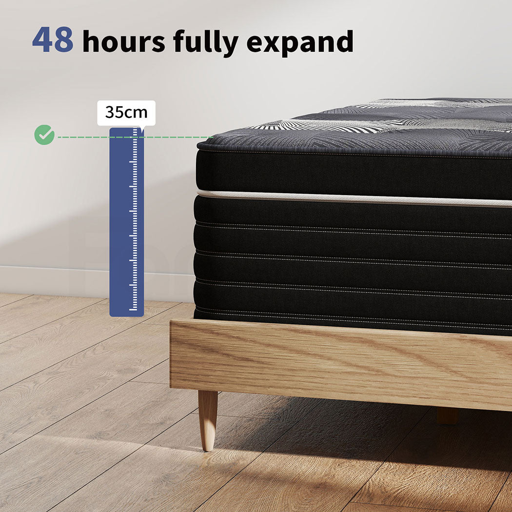 Familand Queen Double King Single Mattress Pocket Spring Bamboo Charcoal Memory Foam