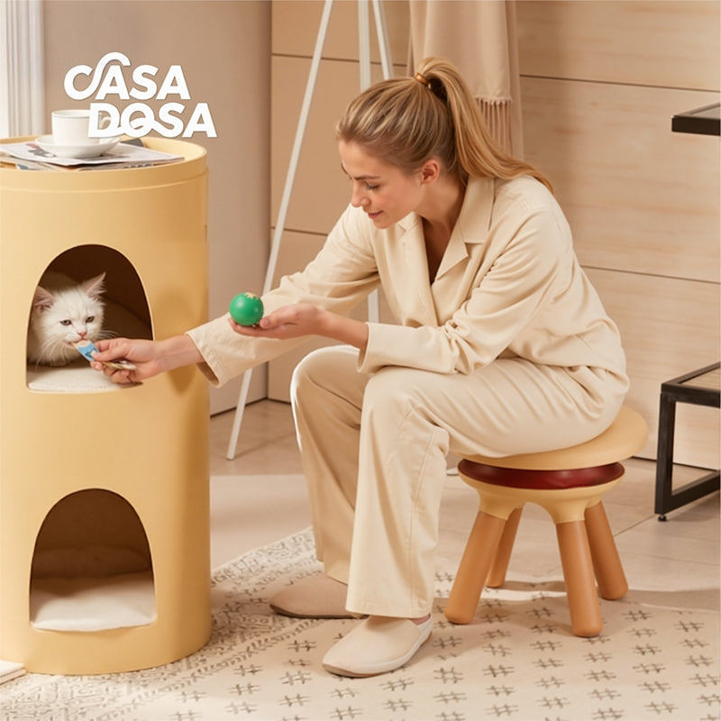 Cactus Shaped Multifunctional Coffee Table Side Table Bedside Table Pet Cabin Storage Cabinet